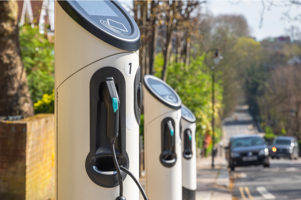 electric vehicle chargers on street