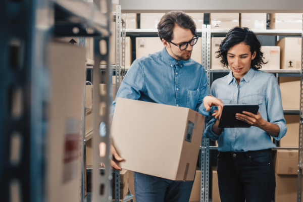 Fleet managers analysing dashboards and reports