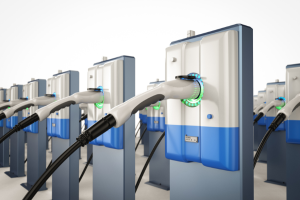 EV fleet charging bay